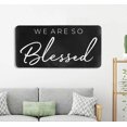 thumbnail image 2 of Parisloft Panneau Mural en Métal Gaufré "We Are So Blessed", 2 of 8