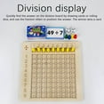 thumbnail image 5 of Clearance! 2 in 1 Multiplication Addition Math Board Game for Kids - Wooden Montessori Math Toys for Girls Boys 4 5 6 7 8 9 Years Old Wood Double Sided Board Table Dice Card Games for Family, 5 of 8