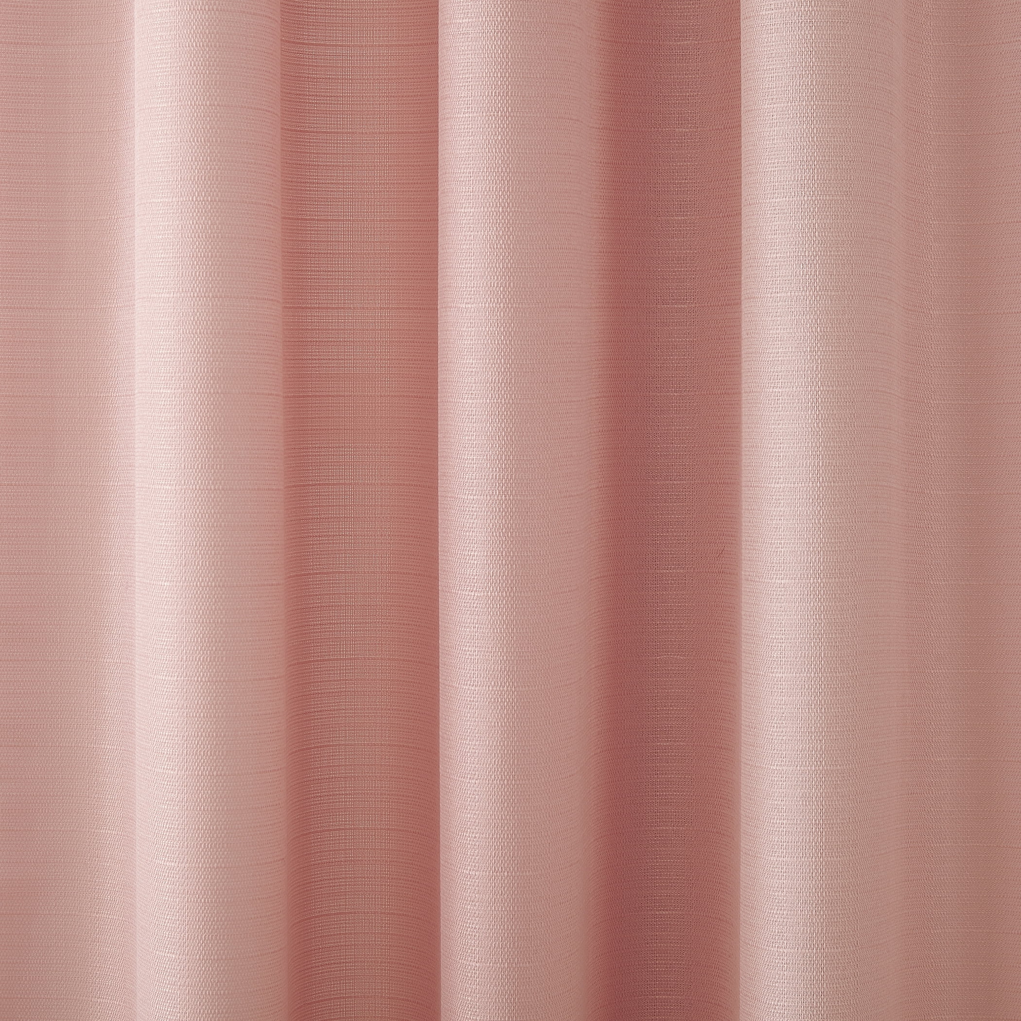 Mainstays Lauren Semi-Sheer Textured Solid Rod Pocket Curtain Valance, Blush, 56 in W x 17 in L