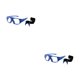 thumbnail image 4 of Qarigey Manténgase elegante y seguro con gafas deportivas ligeras Gafas de seguridad Gafas de seguridad Gafas multifuncionales Durable Azul Azul transparente 2Conjunto, 4 of 6