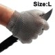 thumbnail image 1 of Guantes y manoplas,Guantes a prueba de cortes con anillo de acero inoxidable Guantes a prueba de cortes de grado 5 para operaciones de alto riesgo en matadero y jardinería Vhermosa  2035898-2, 1 of 4