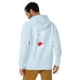 thumbnail image 3 of Mount Fuji Landmark Cotton Blend Hoodie Sky Blue - XL, 3 of 4