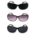 thumbnail image 4 of TOP-MAX Plastic Frame Sunglasses for Men and Women, Retro Outdoor Goggles, UV400 Protection, One Size (1pcs, Black Gray Lens), 4 of 4