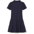 thumbnail image 4 of French Toast Girls School Uniform Short Sleeve Ruffle Pique Polo Dress, Sizes 4-16, 4 of 8