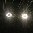 thumbnail image 5 of Luz de paisaje LED de 8 LED, luz subterránea impermeable, luz subterránea para exteriores, para jardín, camino, luz subterránea empotrada, paquete de 2, blanco cálido, 5 of 5
