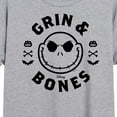 thumbnail image 3 of The Nightmare Before Christmas - Grin And Bones - Juniors Ideal Flowy Muscle T-Shirt, 3 of 5
