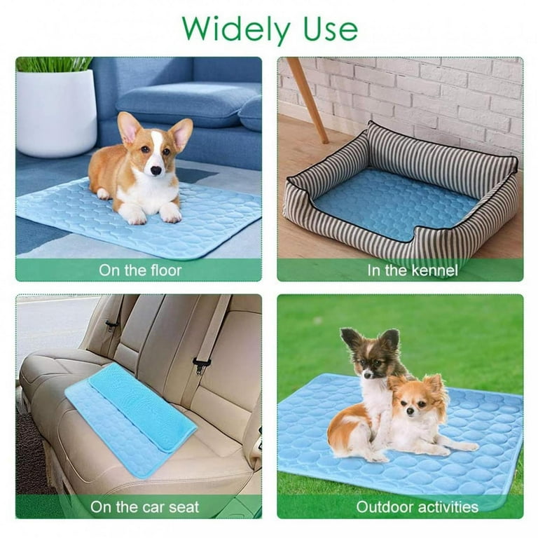 Clearance EQWLJWE Cooling Mat For Dogs Pressure Activated Gel Dog Cooling Mat No Need to Freeze Or Refrigerate This Cool Pet Pad Keep Your Pet Cool Use Indoors Outdoors