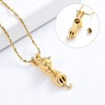 thumbnail image 6 of Small Cat Pet Cremation Jewelry for Cat's Ashes Memorial Ash Jewelry Keepsake Cat Urn Pendants for Animal Ashes Necklace, 6 of 7