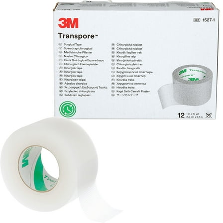 3M 1527-1 Transpore Tape (Pack of 12)