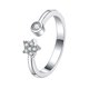 thumbnail image 1 of 1 anillo de moda sencillo con apertura para el dedo, elegante decoración para el dedo de mujer., 1 of 6