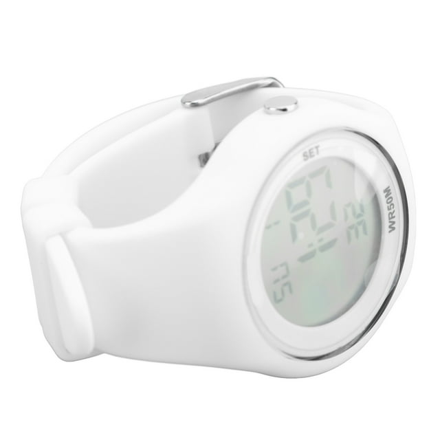Montre Numérique pour Enfants Résistante à l'Eau Alarme Chronomètre Rétroéclairage EL Podomètre Calendrier Bracelet Souple Chronographe Montre pour Garçons Filles Sports Extérieurs Montre Numérique pour Enfants Chronographe