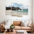 thumbnail image 2 of Elephant Stock The Baths Of Virgin Gorda Wall Art - Horizontal Multi Panel Canvas - Living Room Wall Decor - Beach Multi Panel - Brown And Blue Decor - 68" x 42", 2 of 8