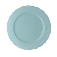 thumbnail image 2 of Disposable Dinner Plates, Vintage Party Plates, 30 Pack 10.25" Round Light Green Plastic Plates, Fancy Dinnerware - Posh Setting, 2 of 4