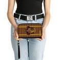 thumbnail image 3 of The Wizarding World of Harry Potter Wallet, Zip Around, Gryffindor Crest Stripes Diamonds Red Golds, Vegan Leather, 3 of 7