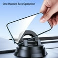 thumbnail image 2 of 360 Degree Rotation Dashboard Phone Holder for Car, Anti-Slip Grips and One-Hand Operation Car Cell Phone Mount with Adjustable Spring Clip, Compatible with iPhone All Smartphones, 2 of 7