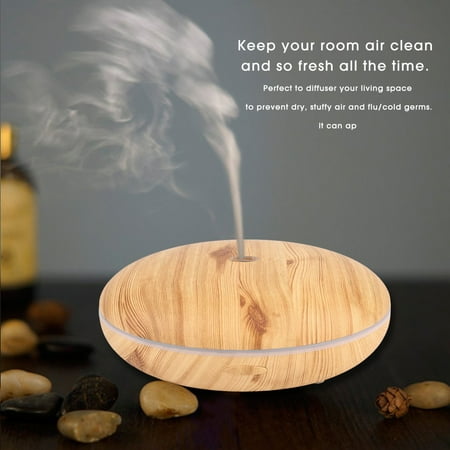 CNMODLE Ultrasonic Essential Electric Burner Aroma Diffuser Humidifier Air Aromatherapy Purifier For Office Home Living Room