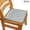 Green, variant on 2 Pack Square Garden Chair Pads Seat Cushion, 15 x 15 Inch Outdoor Cushions for Bistro Patio Dining Chairs, Thick Foam Padding with Non Slip Ties and Water Resistant Fabric