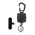 thumbnail image 1 of lionlar Porte-Clés Rétractable avec Attache de Téléphone Mousqueton Porte-Badge pour Voyage Style C, 1 of 7