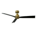 thumbnail image 2 of WAC Clean 52" Soft Brass/Matte Black Smart Ceiling Fan with Remote Control, 2 of 10