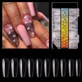 thumbnail image 2 of 500PCS False Nail Tip DIY Reusable Gel Nail Mold Nail Extension Mold for Girls, 2 of 8