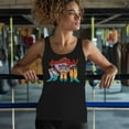 thumbnail image 4 of Dazzling Girl Women's Tank Top Blessed and Lucky Cowgirl Cute South Vintage Retro American Heritage Tradition, 4 of 7