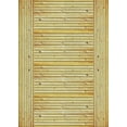 thumbnail image 1 of Ahgly Company Indoor Rectangle Patterned Mustard Yellow Novelty Area Rugs, 2' x 4', 1 of 6