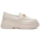 thumbnail image 5 of Elegante Mocasín Única Para Mujer Formal Color Charol Latte beige 24, 5 of 5