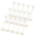 thumbnail image 1 of Table Number Holders, 15PCS Place Card Holders, Iron Wire Picture Photo Holders Stand, Small Table Card Holders, 22cm Heart Shaped Table Sign Holders for Wedding, Party, Birthday, 1 of 7