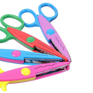 Herchr Pinking Shears Green Comfort Grips Professional Dressmaking Pinking Shears Craft Zig Zag Cut Scissors Sewing Dressmaking Pinking Scissors with