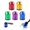 Multicolor-5pcs, variant on Strong Magnetic Screw Ring 1/4 Inch Hex Bit Holder, Alloy Removable Magnetic Drill & Screwdriver Bit Magnetizer Ring for DIY, Household, Woodworking & Appliance Repair