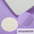thumbnail image 5 of Unique Bargains Anti-slip Memory Foam Bath Floor Mat Area Runner Rug Light Purple 15.7"x47.2", 5 of 8