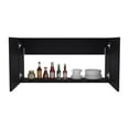 thumbnail image 6 of Wooden Cabinets, Utica Wall Cabinet, Kitchen, Black, Black Living Room Cabinets,Engineered Wood Cabinets With Doors, Furniture Primary Living Space Cabinets, 6 of 8