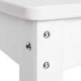 thumbnail image 5 of WestinTrends Treehouse Kids 24" Wide HDPE Plastic Childrens Square Dinner Table, White, 5 of 16