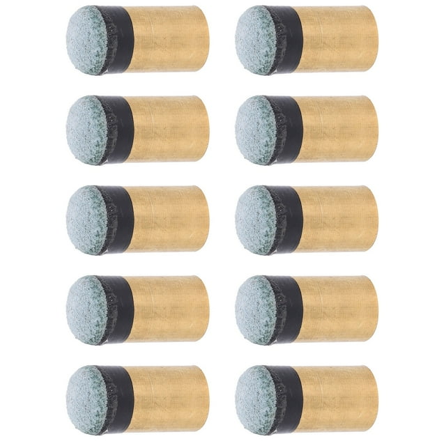 Cue Pool Tip, Billiards Cue Pool Tip, Portable Easy To Install Durable 10pcs Snooker Cue Tip For Glue On Tip 10MM