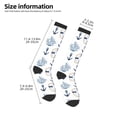 thumbnail image 2 of KLL Sea Vacations Print Cool Socks Men's Women's Crew Socks Funny Crazy Novelty Stockings, 2 of 6