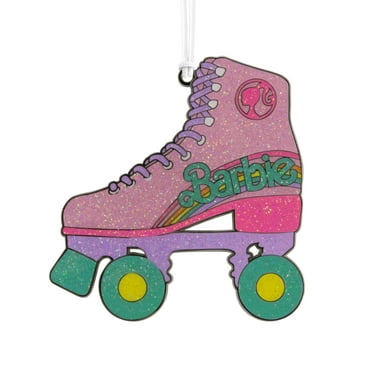 Hallmark Christmas Ornament (Barbie Roller Skate, Metal), 1 count