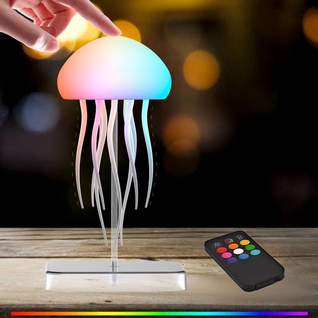 Lámpara Camdii Jellyfish RGB con sensor táctil degradado de 20 cm