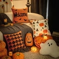 thumbnail image 6 of Polyester Halloweens Pillow Case Machine Washable Embroidery Artwork for Sofa Bed Office Styling, 6 of 12