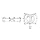 thumbnail image 5 of Pedales para bicicleta BMX 1/2 aluminio plata plateado, 5 of 5
