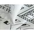 thumbnail image 4 of Ambesonne Saying Quilted Bedspread Set 3 Pcs, Positive Life Message, King Size, Charcoal Grey White, 4 of 5