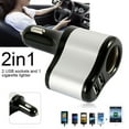 thumbnail image 4 of 12V 2 Way Car Cigarette Lighter Power Socket Charger Adapter Dual USB Port Twin, 4 of 8