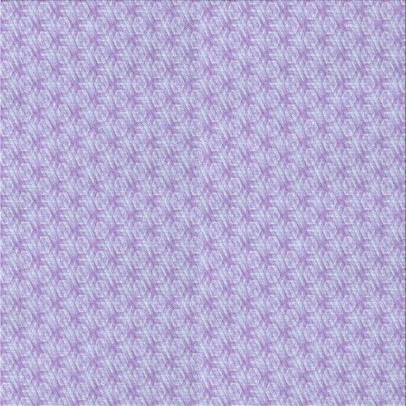 Ahgly Company Machine Washable Indoor Square Transitional Purple Mimosa Purple Area Rugs, 7' Square
