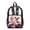 Cherry Blossom Hummingbird Design, variant on Galaxy Narwhal Art See Through Bookbag Side Pockets Spacious Daypack with Heavy Duty Polyester & PVC, Kindergarten Clear Backpack for Boys Girls