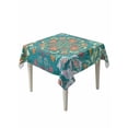 thumbnail image 2 of Green Boho Tablecloth Square Table Cloth 54x54,Waterproof Outdoor Table Cloth Covers Decorative Table Protector,Shabby Vintage Ethnic Abstract Floral Art Washable Kitchen Party Dinning Table Cover, 2 of 8