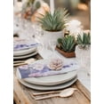 thumbnail image 6 of Cloth Napkins Set of 6 - 20x20 Inches, Lavender Washable Reusable Table Napkins, Pastoral Pastel Purple Pink Wildflower Soft & Absortbent Dining Napkin for Party Wedding Hotel Restaurant, 6 of 8