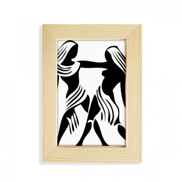 Constellation Geni Zodiac Sign Desktop Display Photo Frame Picture Art Painting 5x7 inch