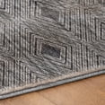 thumbnail image 5 of Addison Rugs Dream Shag Premium Machine Washable Transitional Cultural, Diamond Gray Rectangle Rug, 8' x 10', 5 of 8