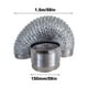thumbnail image 4 of Toystoory Tubo de aluminio sin fugas, campana de cocina y ventilación de baño, tubo de ventilación de aire moldeable Decoración del hogar, 4 of 6