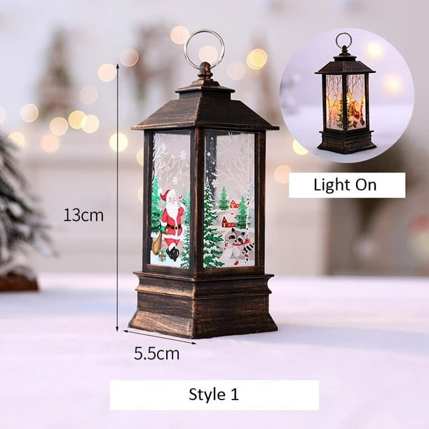 Guirnalda de Papá Noel, muñeco de nieve, alce, luz para árbol de Navidad, decoración para el hogar, adornos de Navidad, regalos de Noel, 2023, Año Nuevo, 2024