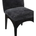 thumbnail image 5 of Pemberly Row Modern / Contemporary Black Fabric Dining Side Chair, 5 of 9